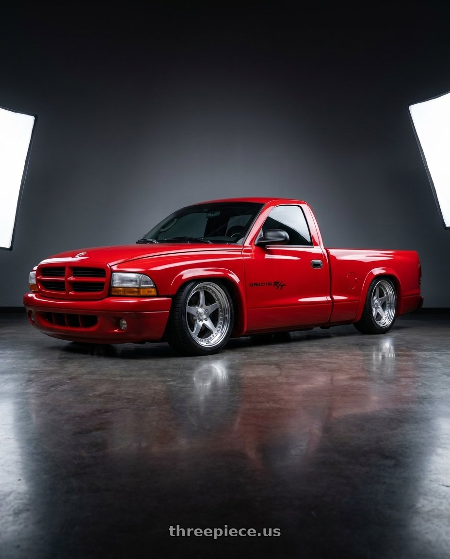 1999 dodge dakota RT single with CCW SA50 6x114.3 17x9 +40 Polished wheels