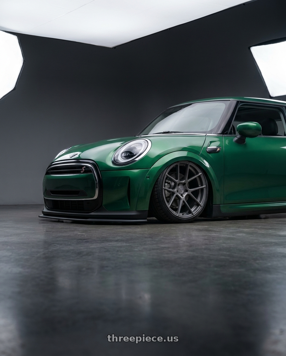 2025 Mini Cooper S with Avant Garde Wheels M510 5X130 19x11 +52 Dolphin Grey wheels