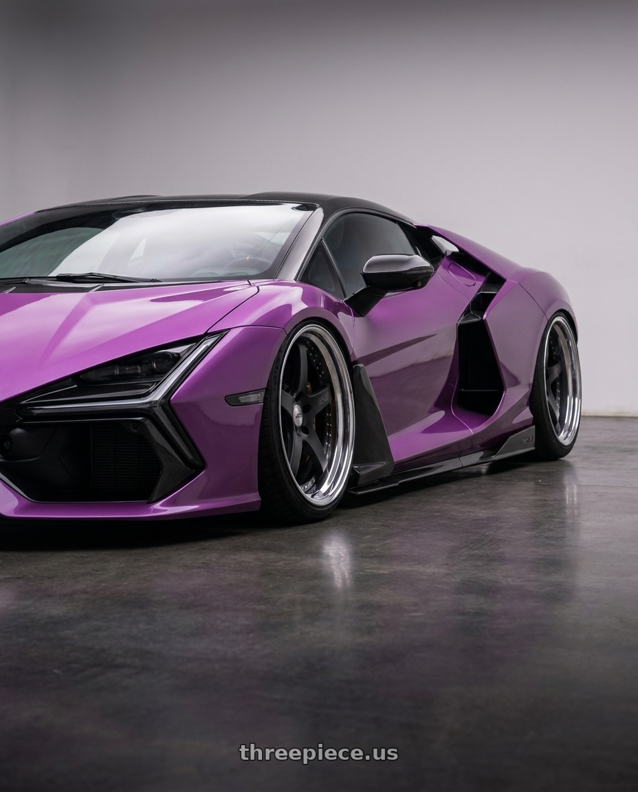 2025 Lamborghini Revelto with SSR Professor SP4 5X100 20X13 -13 HP Disk Flat Black wheels