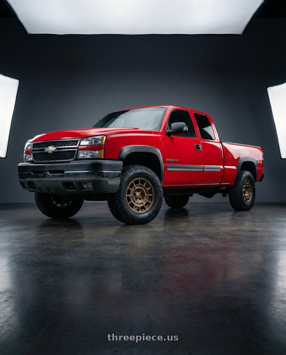 2005 Chevy Silverado with fifteen52 METRIX MX 5x112 17x8 +20 BRONZE (MATTE BRONZE) wheels