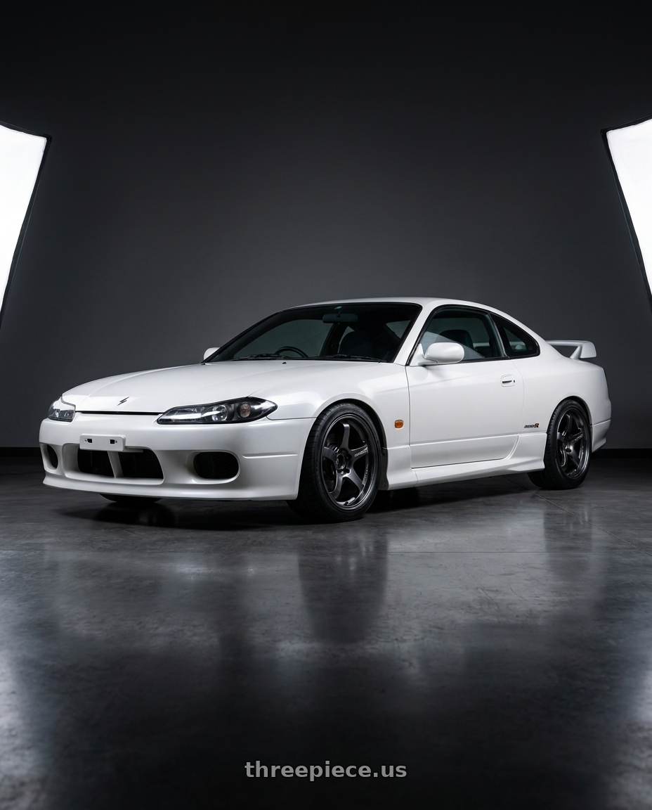 2001 Nissan s15 spec R with Advan Racing GT BEYOND 5x114.3 18x9.0 +43 RACING TITANIUM BLACK wheels