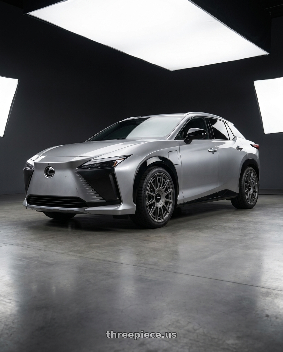 2026 Lexus rz450e with Rotiform 741 5x114.3 22x12 +47 MATTE ANTHRACITE wheels