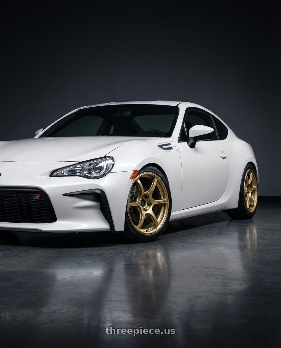 2016 Scion FR-S with Advan RGIII 5x100 17x8.0+48 Gold wheels