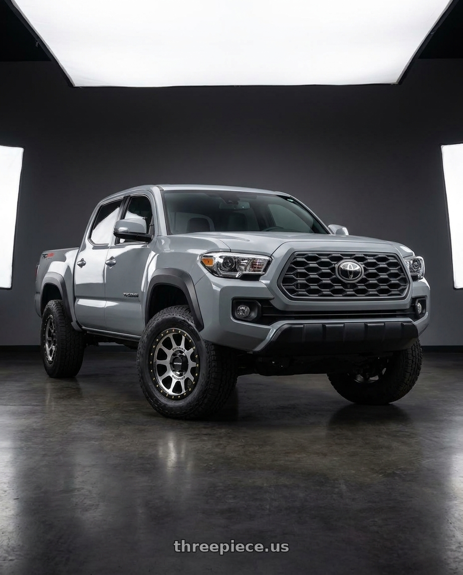 2021 Toyota Tacoma TRD Sport with Method Race Wheels 305MB NV 6x139.7 17x8.5 +0 MACHINED - MATTE BLACK LIP wheels