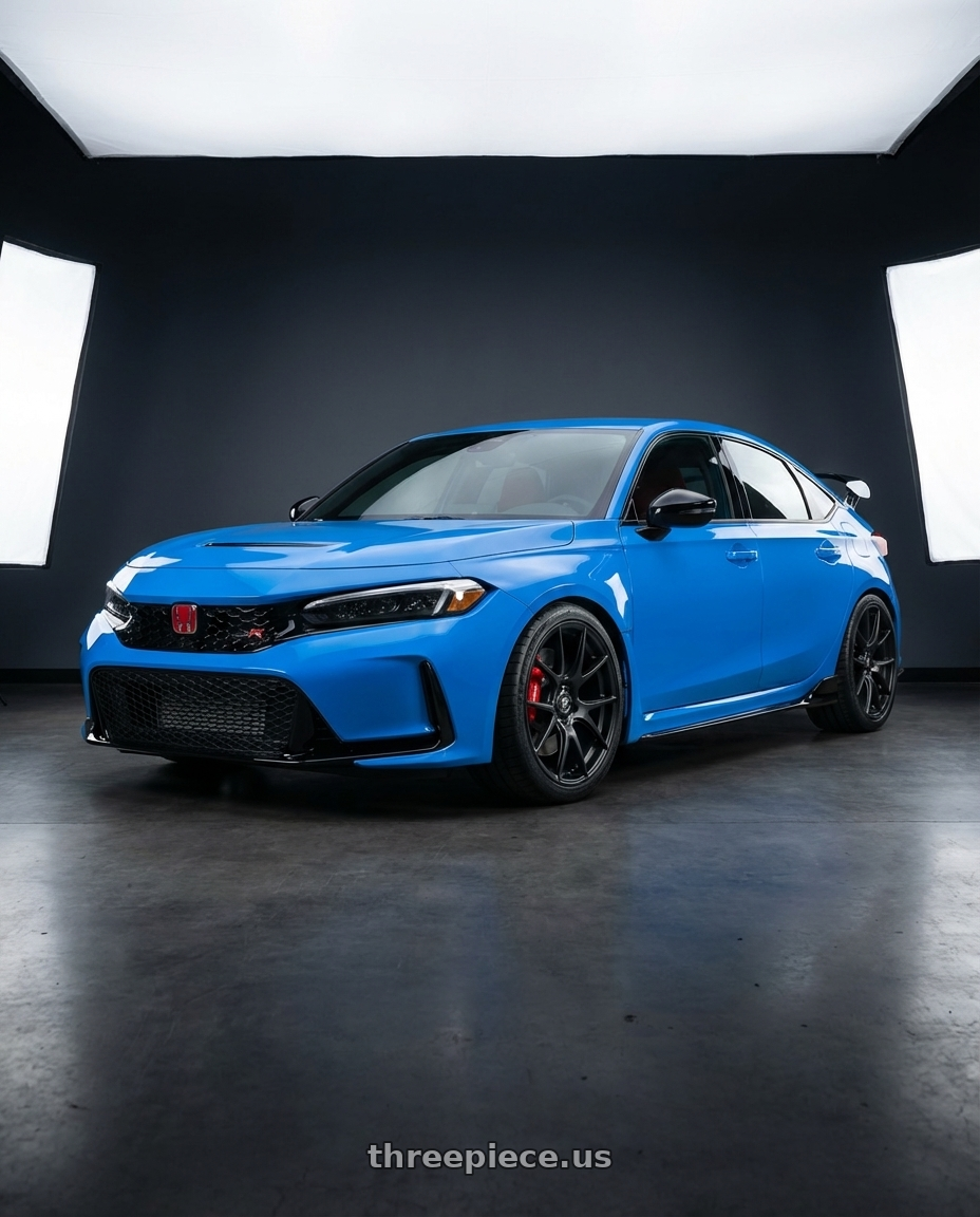 2020 Honda Civic Type R with Forgestar CF5V 5x120 19x9 +38 Satin Black wheels