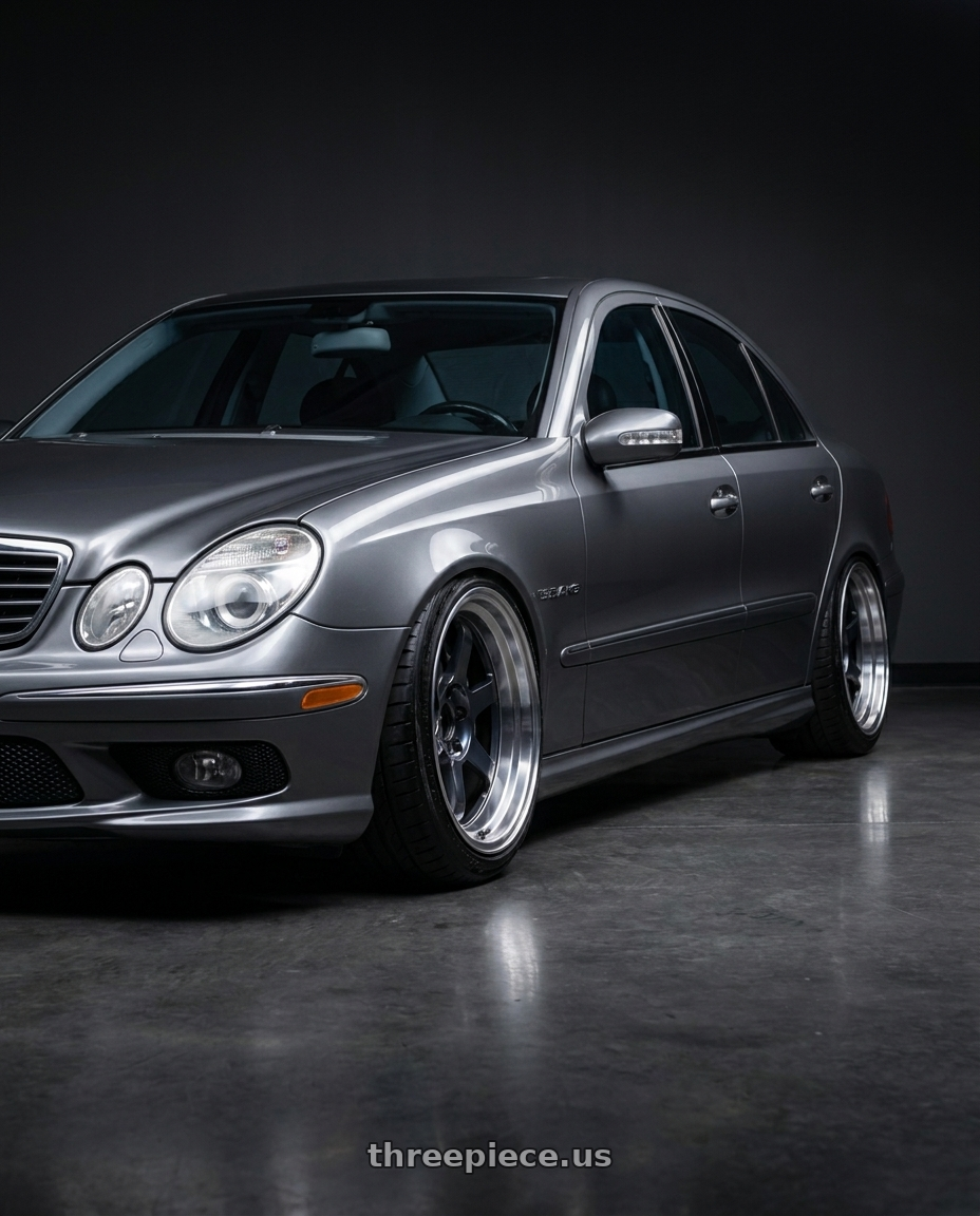 2006 Mercedes E55 AMG with Volk Racing TE37V MK-II 5x114.3 18x10+0 Gunmetal / DC wheels