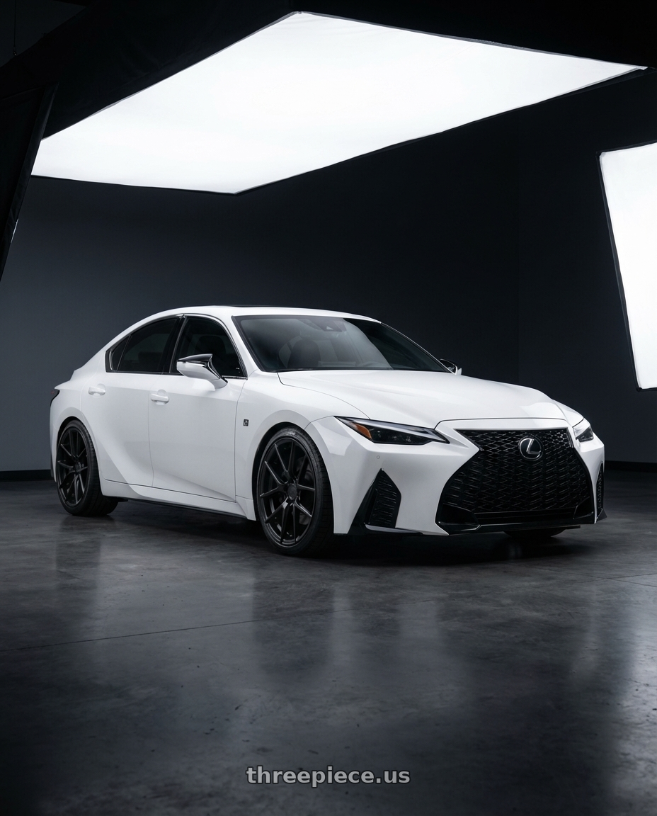 2024 Lexus IS 350 with Avant Garde Wheels M510 5X114.3 19x9.5 +40 Matte Black wheels