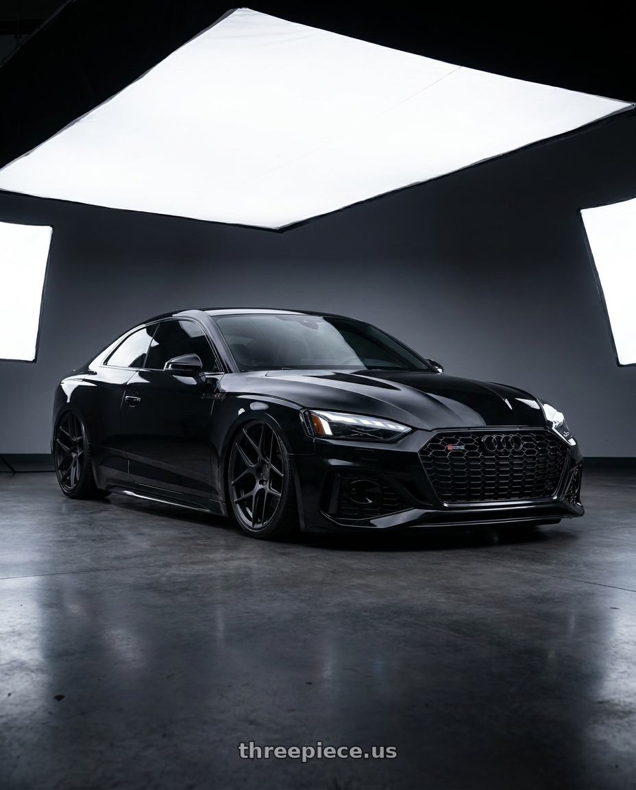 2022 Audi RS5 with Aodhan AFF2 5x112 20x9+30 Matte Black wheels