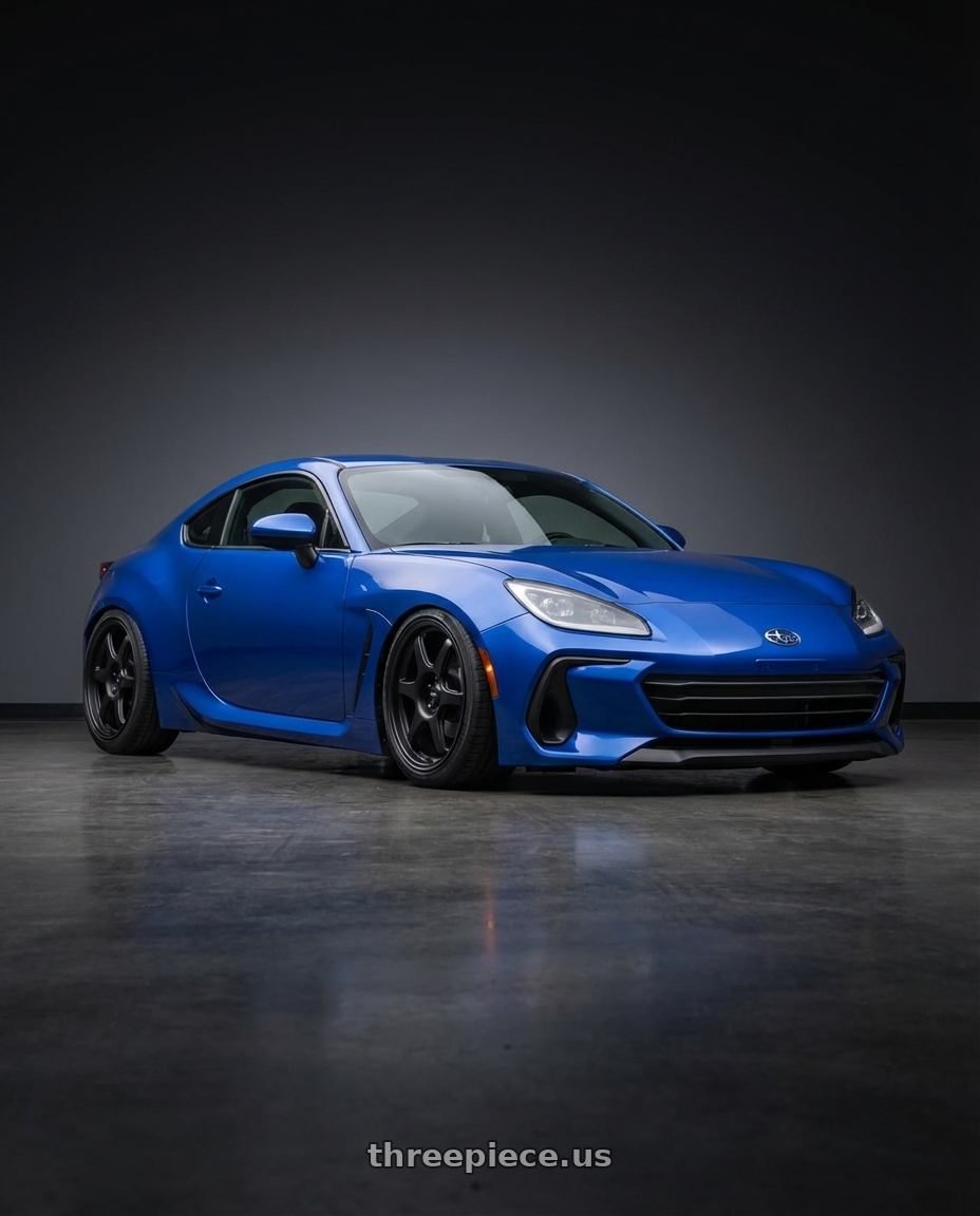 2024 Subaru BRZ with Konig Hexaform 5x114.3 18x9.5+35 Matte Black wheels