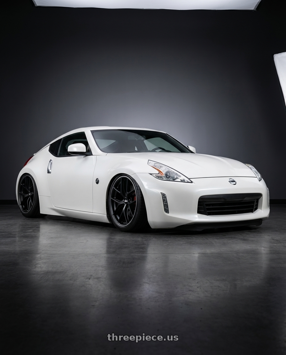 2019 Nissan 370Z with BBS CC-R 5x114.3 19x8.5+30 Satin Black wheels