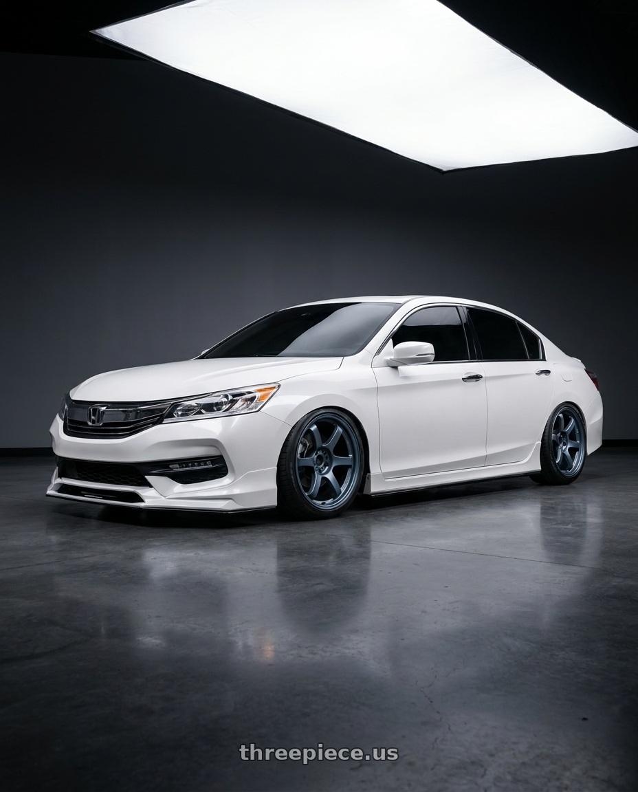 2016 Honda accord touring with Gram Lights 57DR 5x114.3 18x9.5+38 Gunblue II wheels