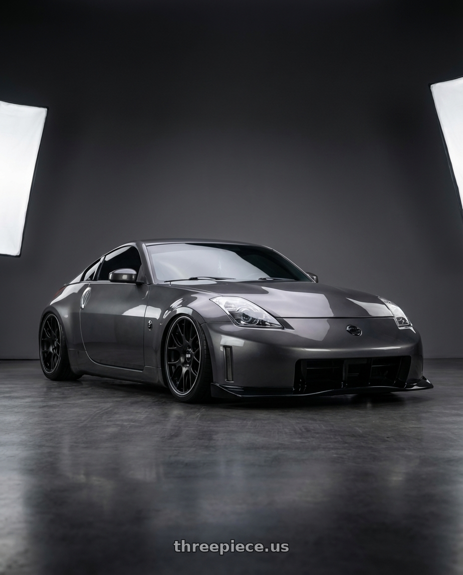 2004  Nissan 350z  with BBS CH-R Center Lock 20x12 +44 Satin Black Polished Rim Protector wheels