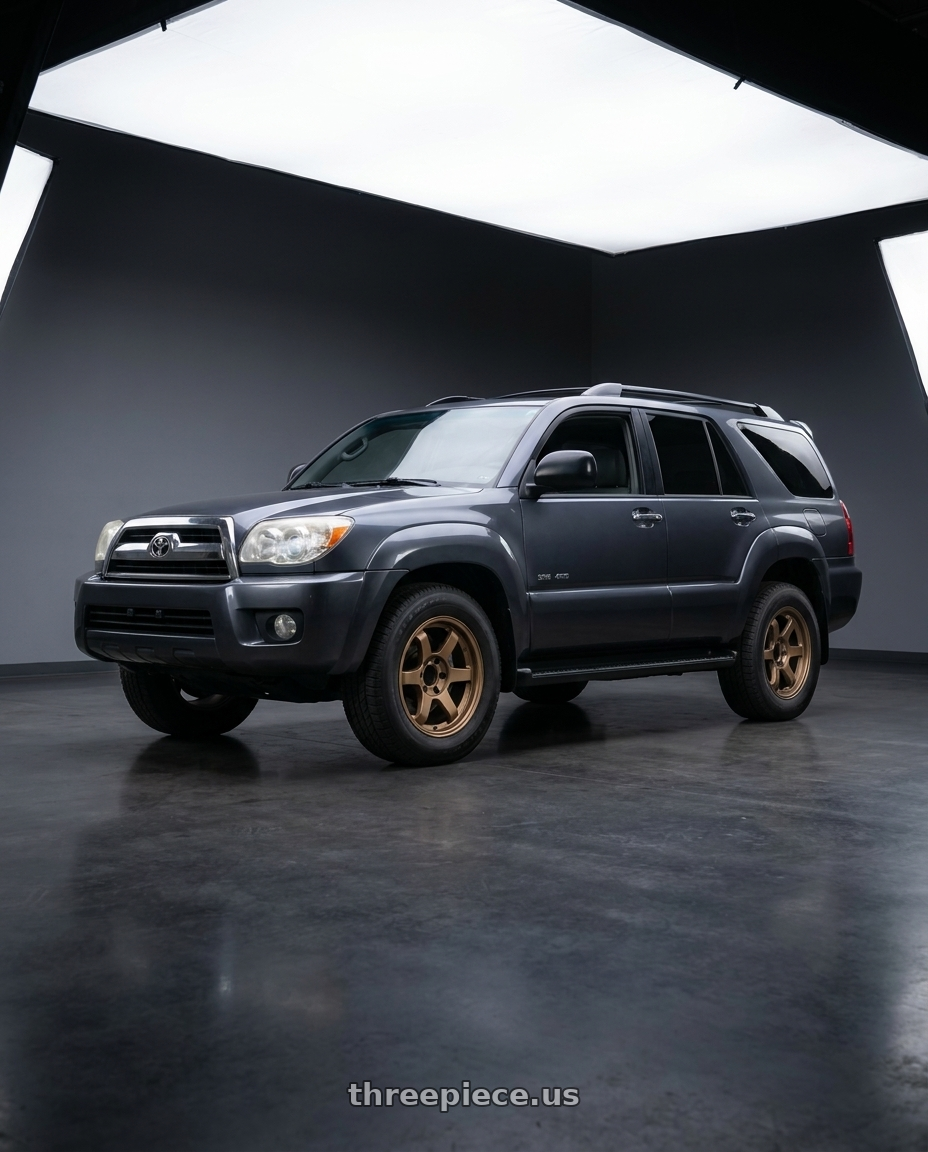 2006 Toyota 4Runner with 9six9 SIX-1 Truck 6x139.7 18X9 +0 Matte Bronze wheels