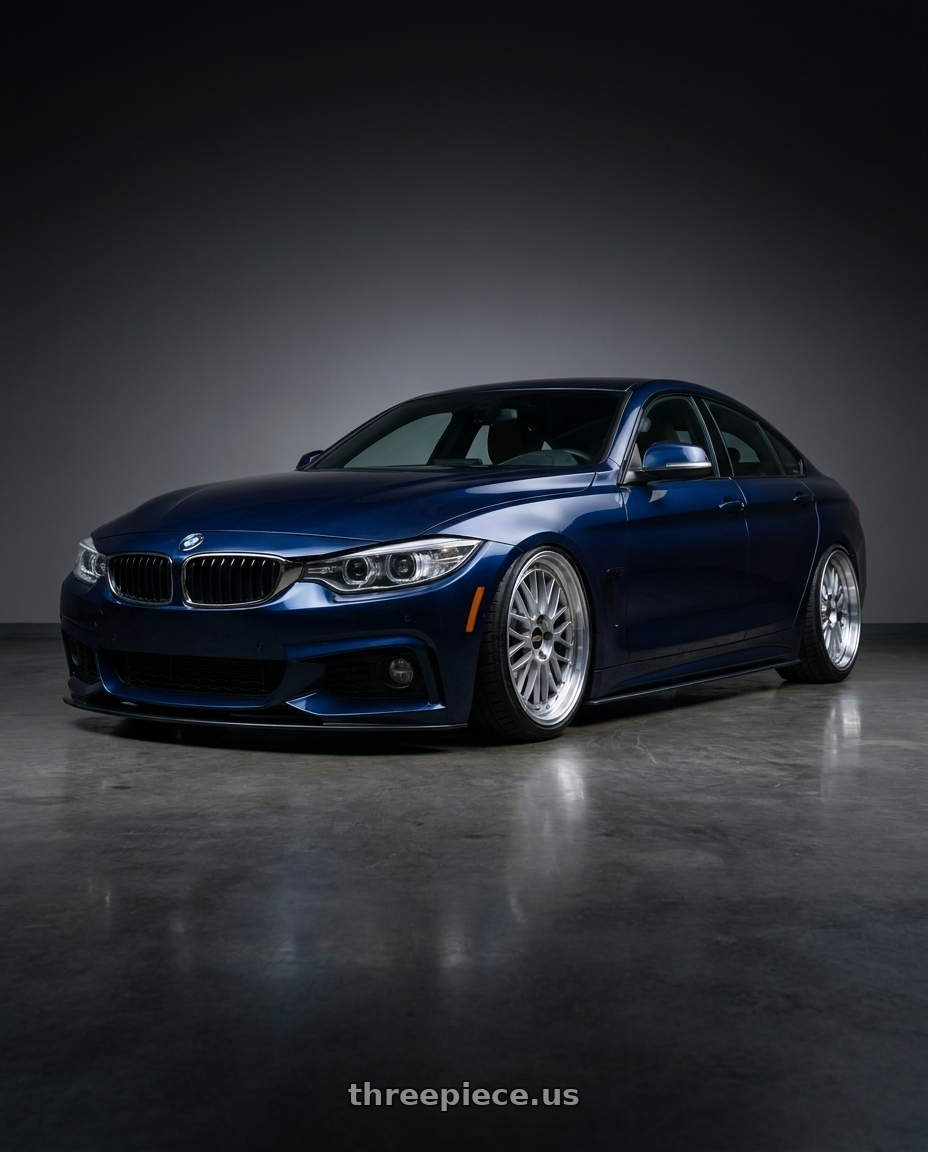 2017 F36 420i gran coupe with BBS LM 5x120 20x9.0+15 Diamond Silver wheels