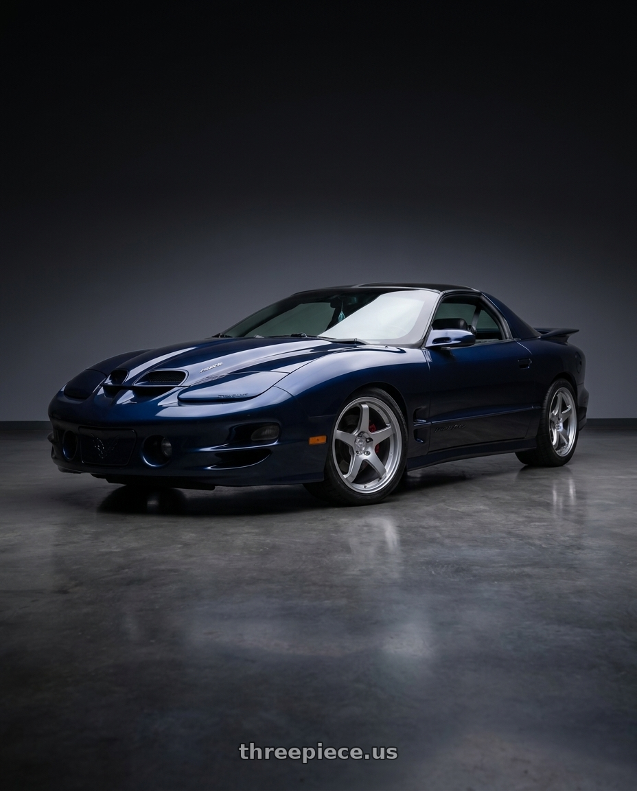 1999 pontiac firebird trans am with Endless Forged Wheels F01 5x120 18x10.5 +35 Satin Silver wheels
