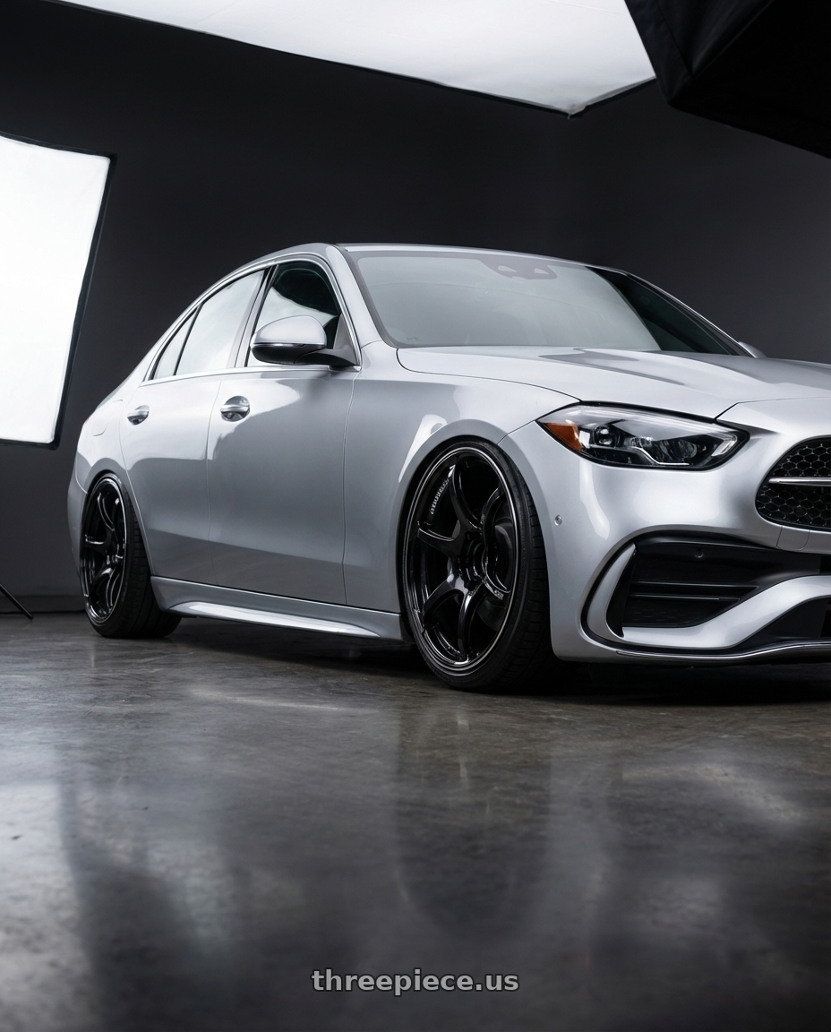 2022 Mercedes-Benz C-Class W206 with Advan RGIII 5x112 19x8.5+45 Gloss Black wheels