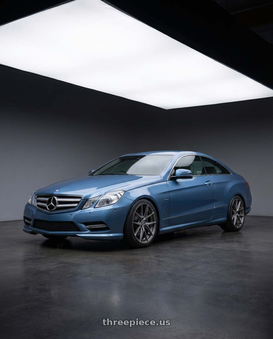 2014 Mercedes-Benz E-Class Coupe C207 with Niche 1PC M116 MISANO 5X112 19X9.5 +50 MATTE GUN METAL wheels