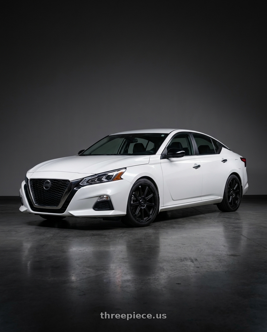 2021 Nissan Altima SV with Enkei Adventurer 5x114.3 18x8+35 Matte Black wheels
