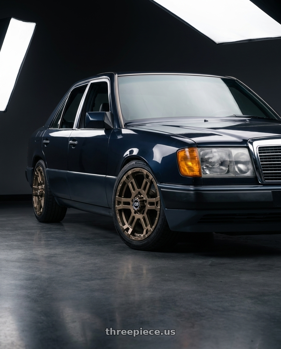 1993 Mercedes Benz E220 with Enkei Commander 6x139.7 18x8.5+10 Bronze wheels