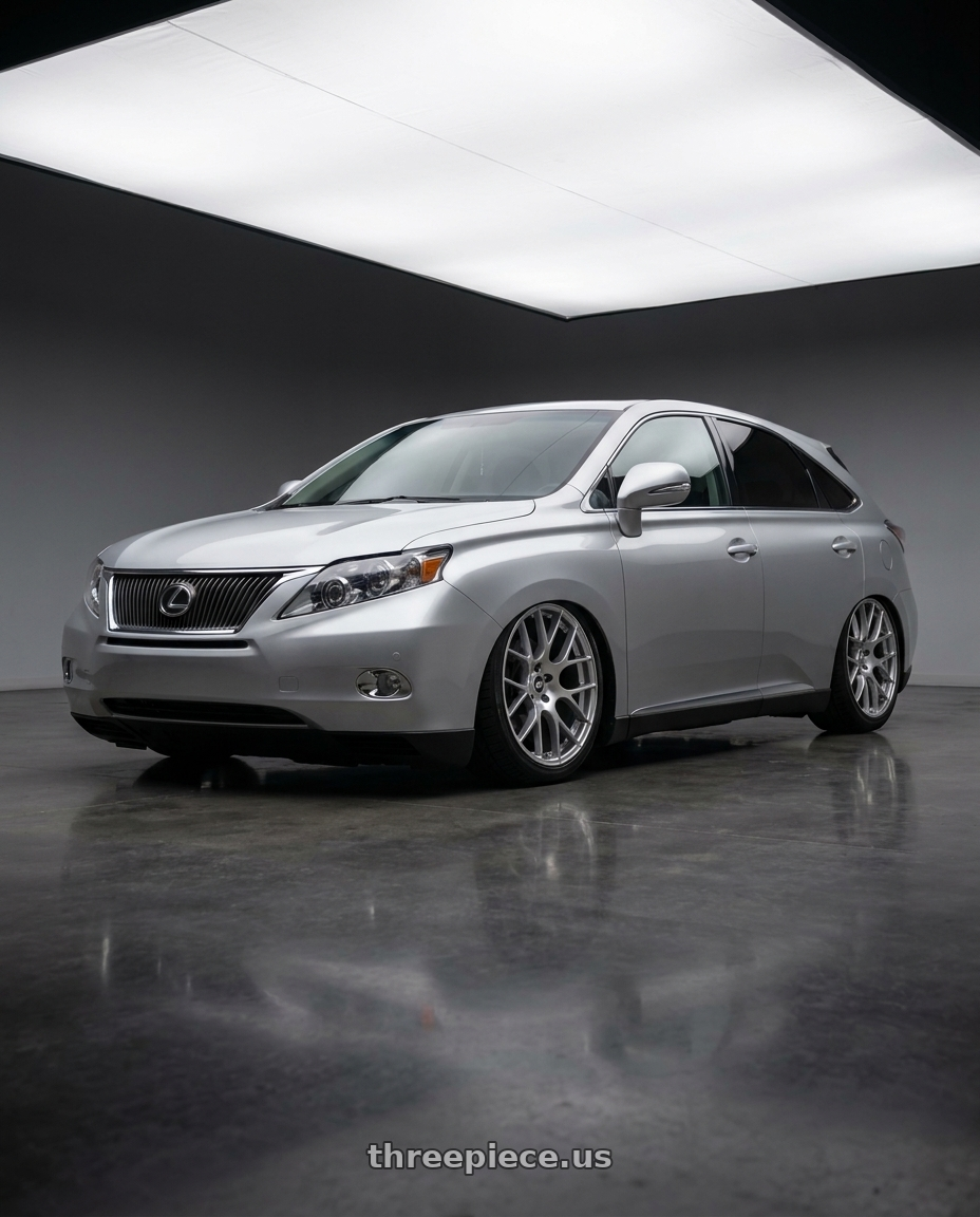 2011 Lexus rx350 with Enkei Raijin 5x114.3 18x8.5+35 Hyper Silver wheels