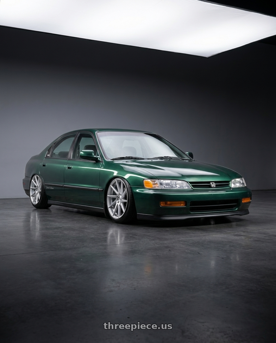 1997 Honda Accord Se Cd5 with Niche 1PC M112 SURGE 5X114.3 19X8.5 +35 GLOSS SILVER MACHINED wheels