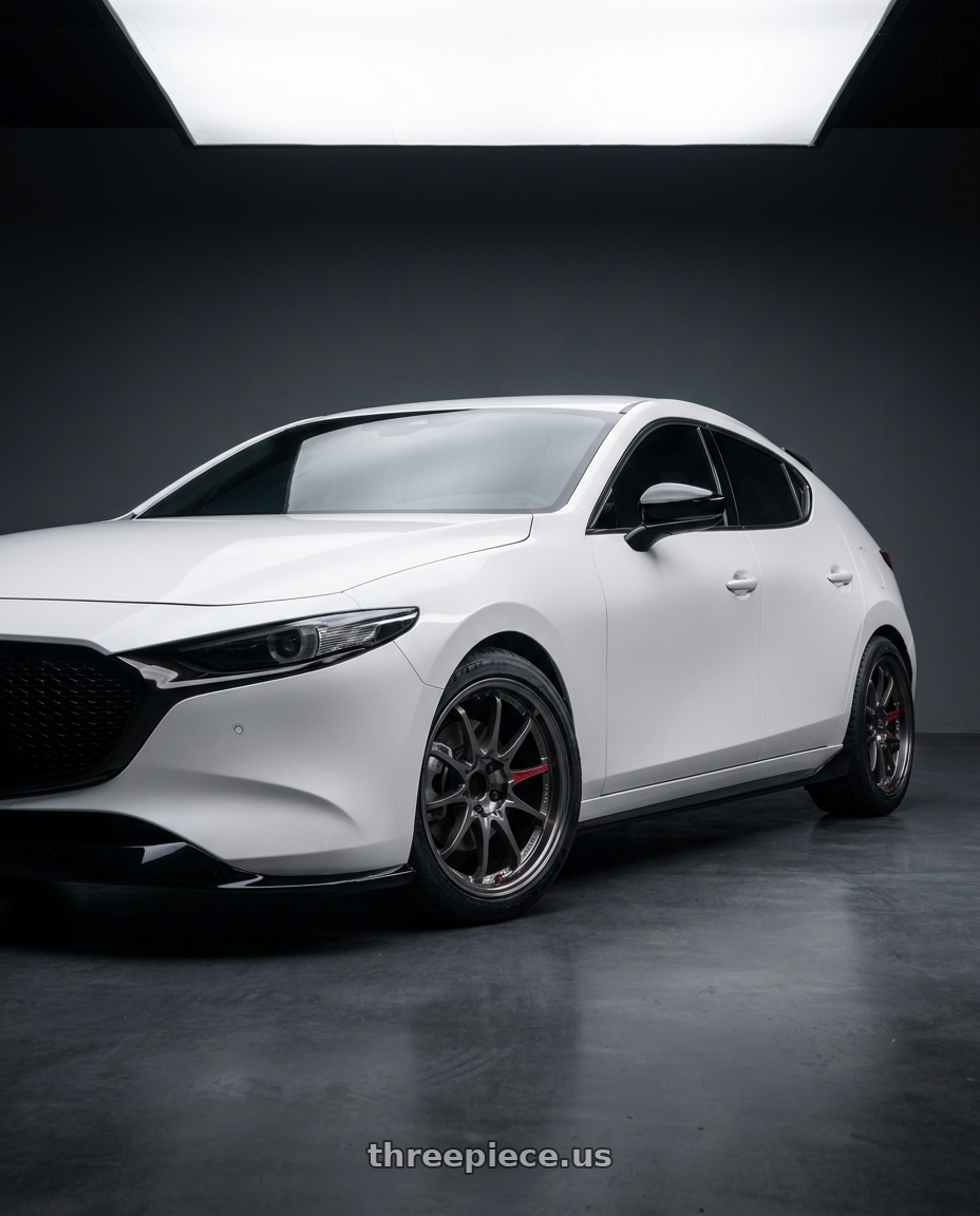 2024 Mazda3 Fastback  with Volk Racing CE28SL 5x114.3 18x8.5+45 wheels