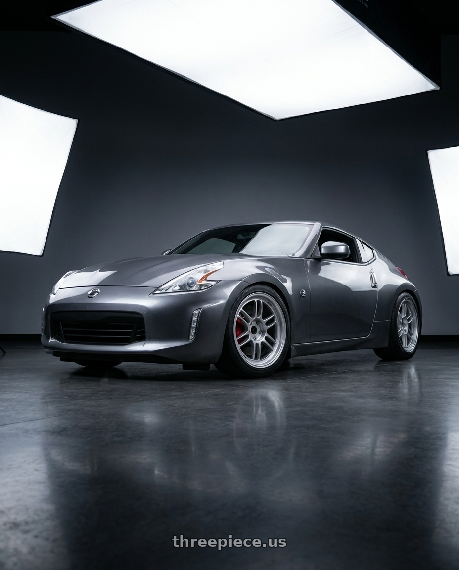 2020 Nissan 370Z Sport Touring with Enkei RPF1 5x114.3 18x9.5+15 Silver wheels