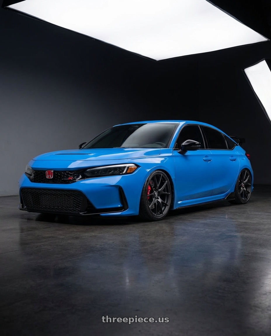 2024 Honda Civic Type R with Forgestar CF5V 5x120 19x9 +38 Satin Black wheels