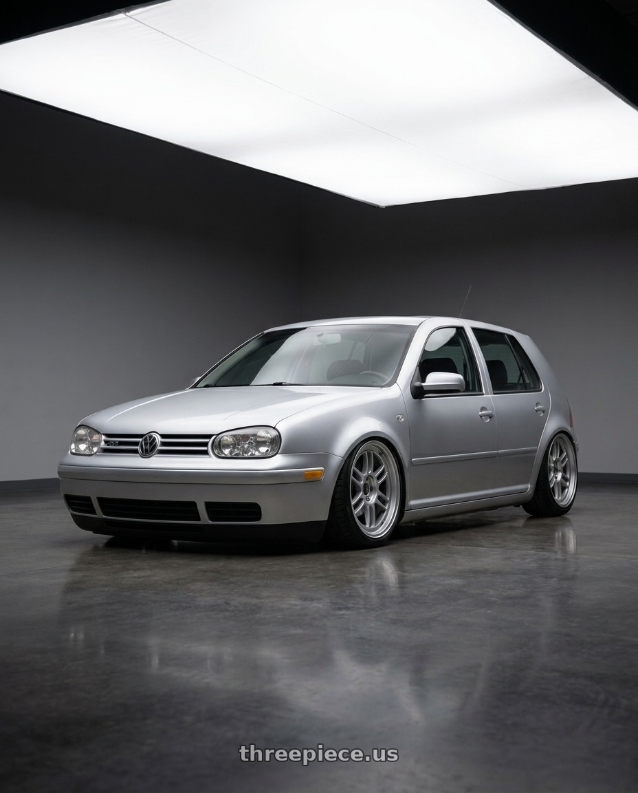 2002 Golf gti mk4 with Enkei RPF1 5x100 17x8+45 Silver wheels