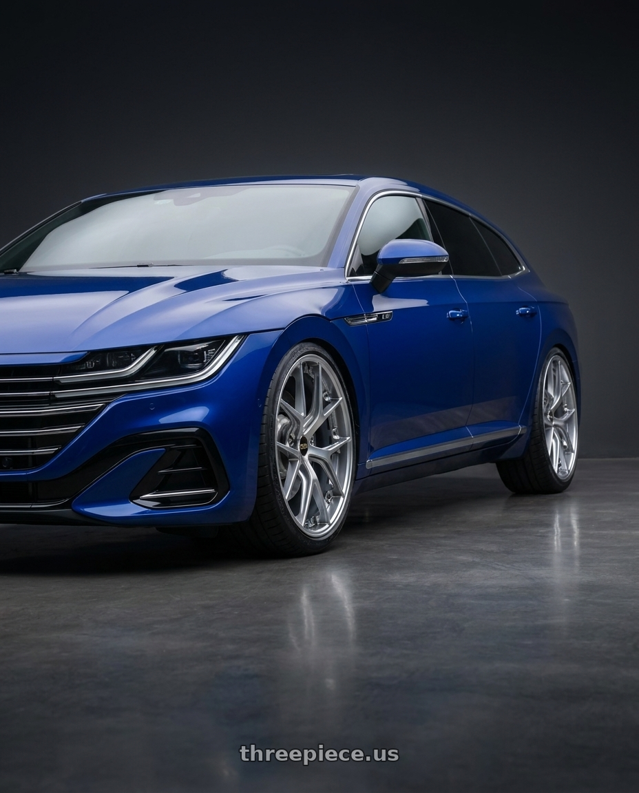 2023 Vw Arteon shooting brake with BBS RI-S 5x112 20x9.0+34 Diamond Silver wheels