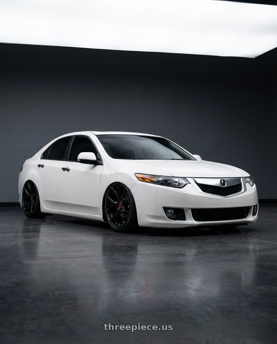 2013 Acura TSX with Vossen HF-5 19x9.5 / 5x114.3 / ET40 / Deep Face / 73.1 - Gloss Black Wheel - HF5-9N63 wheels