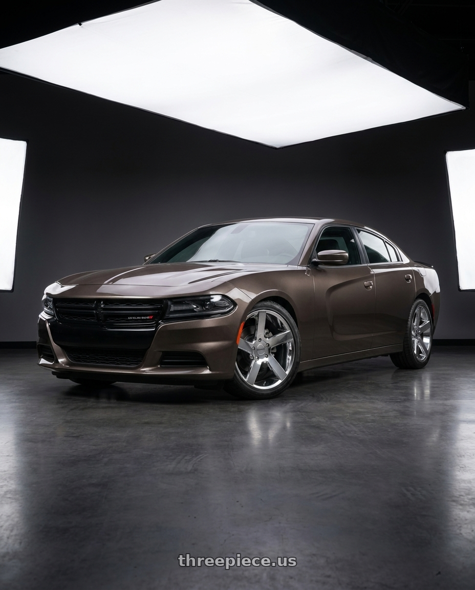 2021 Dodge Charger SXT with Vision Street-Designs 472 Switchback 5x115 20x9+15 Chrome wheels