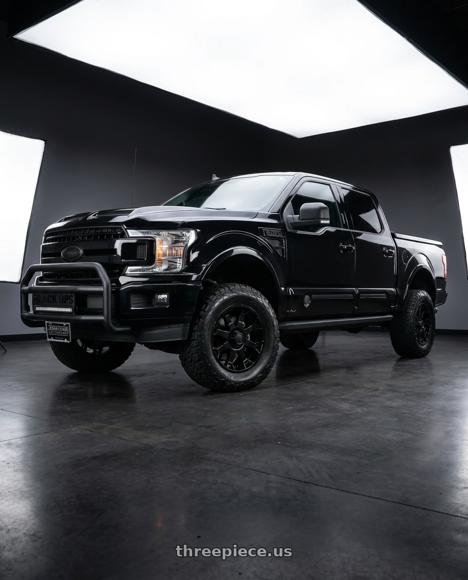 2018 Ford F-150 XLT with Method Race Wheels 318B 6X135 17x8.5 +0 GLOSS BLACK wheels
