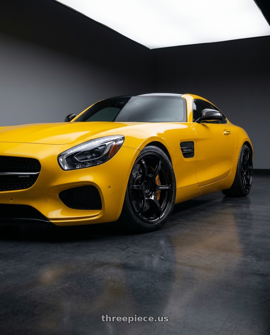 2019 Mercedes-Benz AMG GT with Advan RGIII 5x112 19x8.5+45 Gloss Black wheels