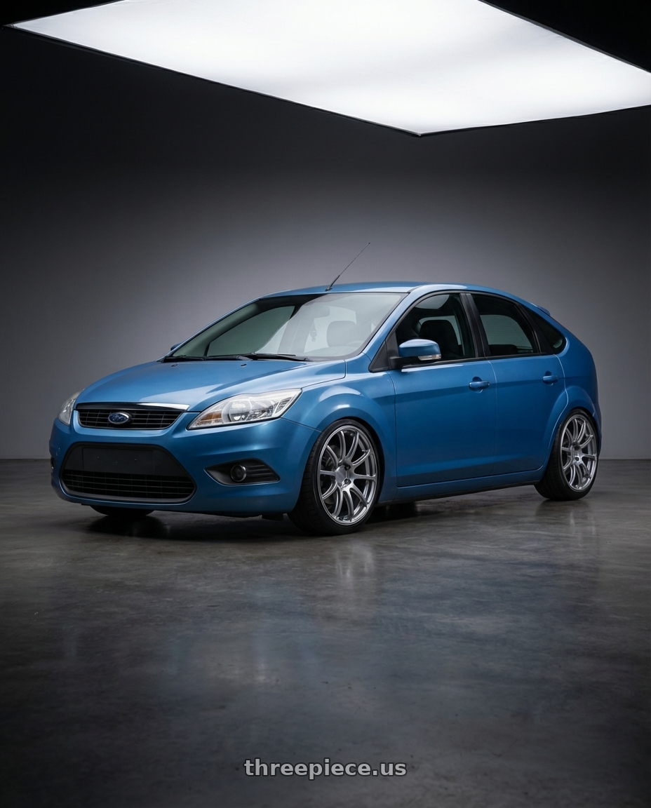 Ford Focus 2009 Zetec S  with Advan Racing RSII 5x112 17x7.5 +48 HYPER SILVER wheels