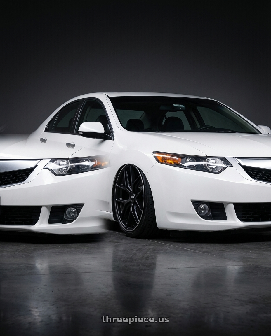 2013 Acura TSX with BBS CC-R 5x114.3 19x8.5+30 Satin Black wheels