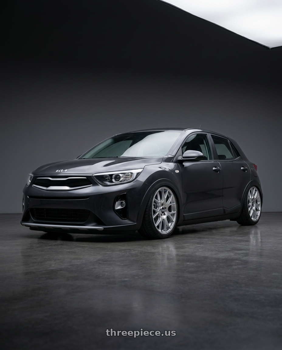 2024 Kia stonic with BBS CH-R 5x130 19x8.5 +51 Brilliant Silver Polished Rim Protector wheels