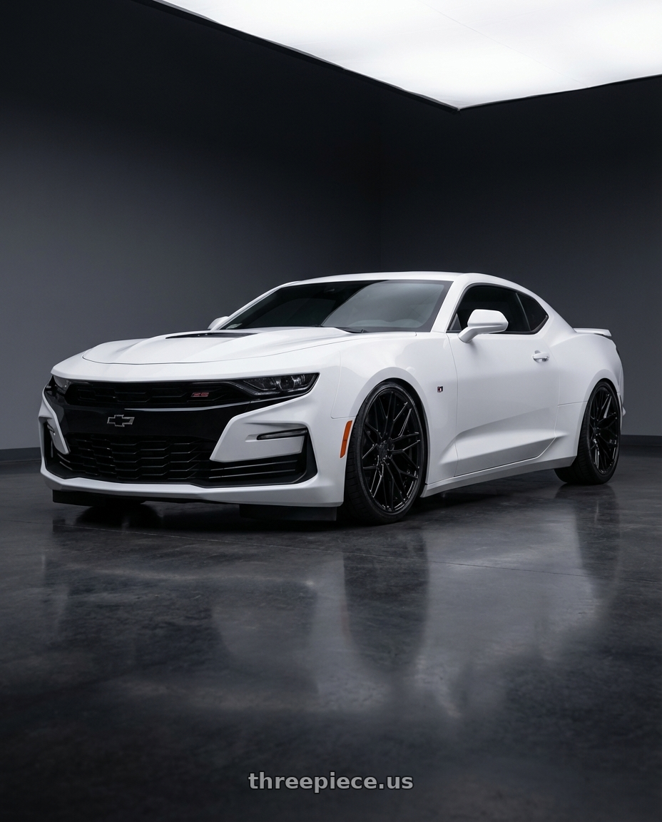 2022 Chevrolet Camaro with Avant Garde Wheels M520R 5X120 20x9 +38 Gloss Black wheels