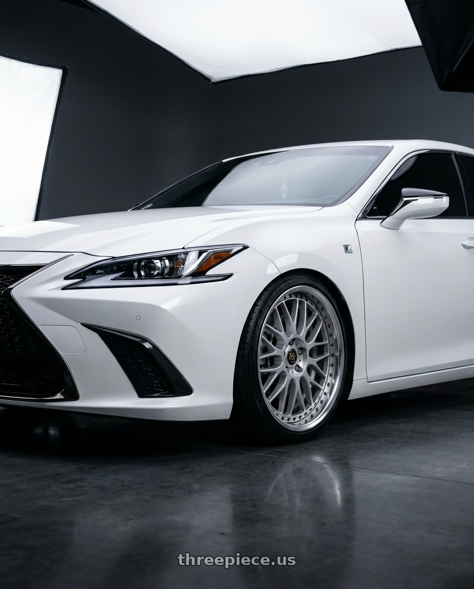 2022 lexus eś 350 with Work Vs-Xx 5x114.3 20x9.5+49 T Disk Light Grey Silver wheels