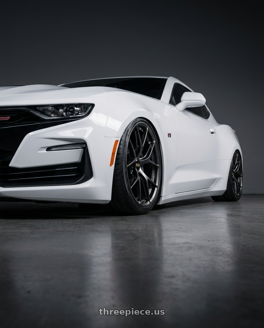 2022 Chevrolet Camaro with BBS FI-R 5x120 20x10.5+35 Diamond Black wheels