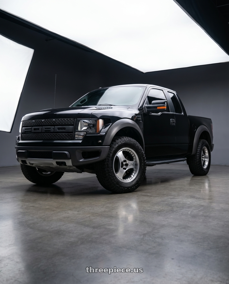 2010 ford F150 raptor with Advan Racing ONI2 PROGRESSIVE 5x114.3 20x10.5 +20 MACHINING & DIAMOND CUT wheels