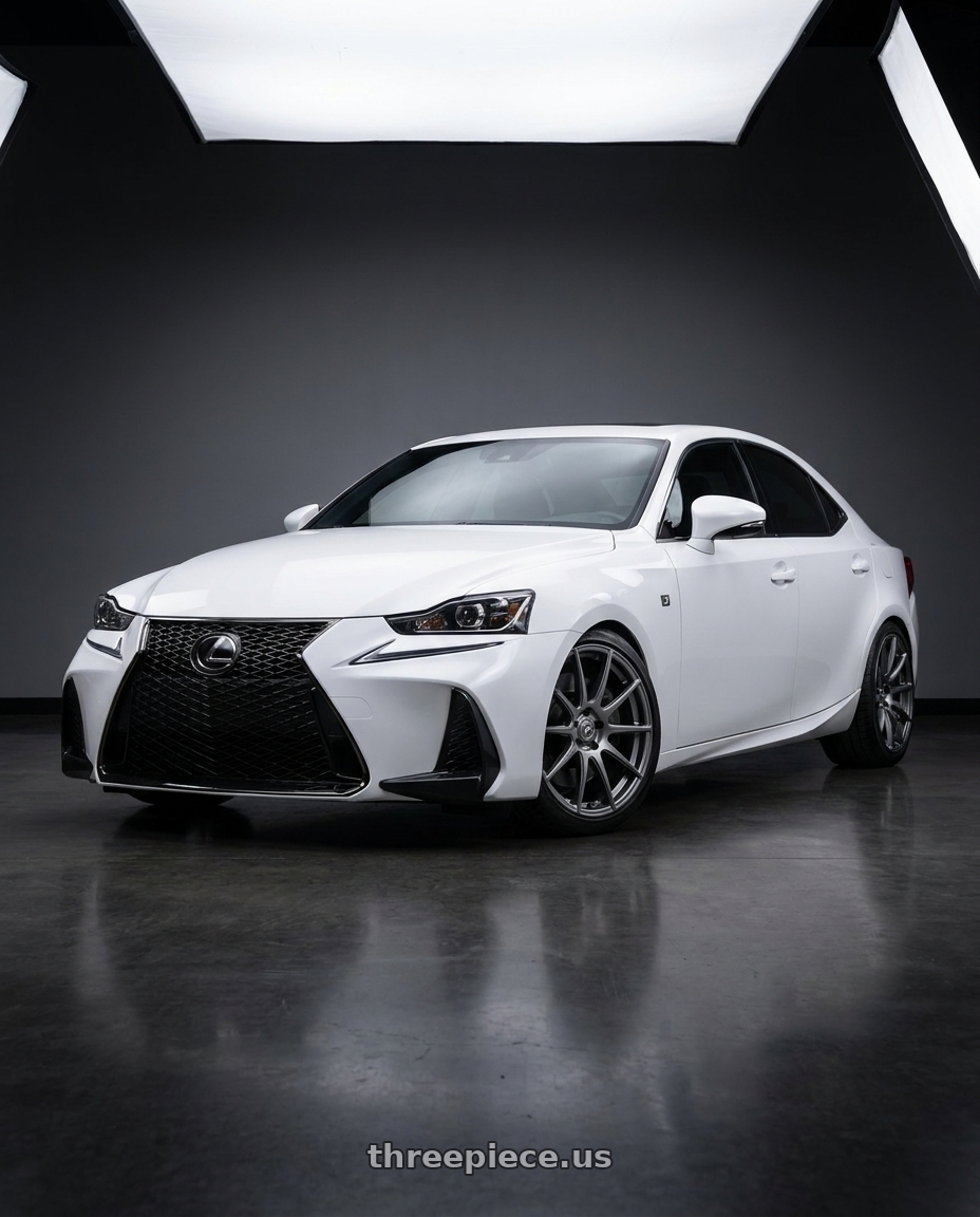2018 Lexus IS 350 F Sport with Forgestar CF10 5x114.3 19x9.5 +29 Gloss Anthracite wheels