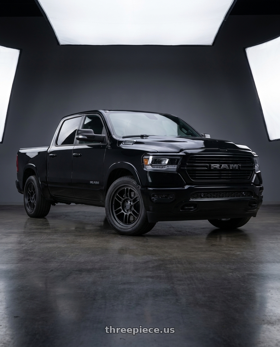 2026 Ram 1500 with Enkei RPT1 6x139.7 18x9+0 Black wheels