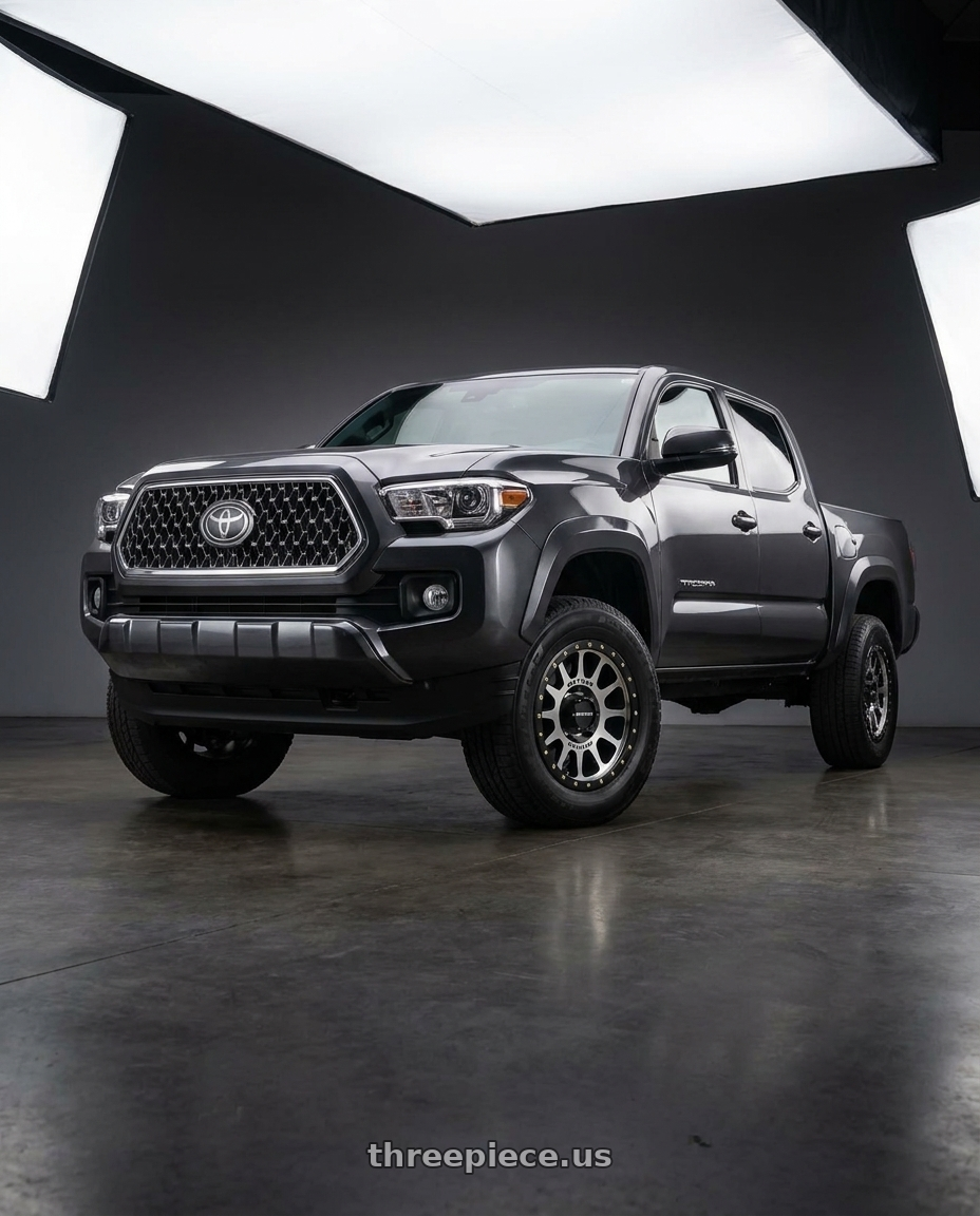 2022 Toyota Tacoma Limited with Method Race Wheels 305MB NV 6x139.7 17x8.5 +0 MACHINED - MATTE BLACK LIP wheels