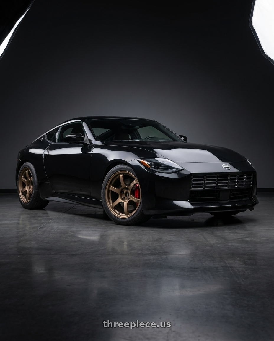 2025 Nissan Z with Gram Lights 57DR 5x114.3 19x9.5 +45 BRONZE 2 wheels