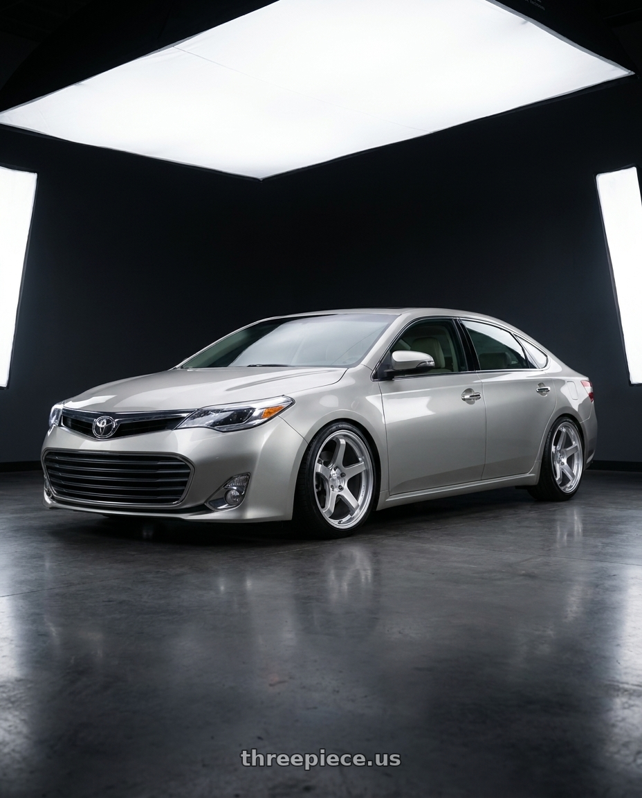2013 toyota avalon with KATANA RACING HR05 5x114.3 18x8.5 +35 Hyper Silver wheels