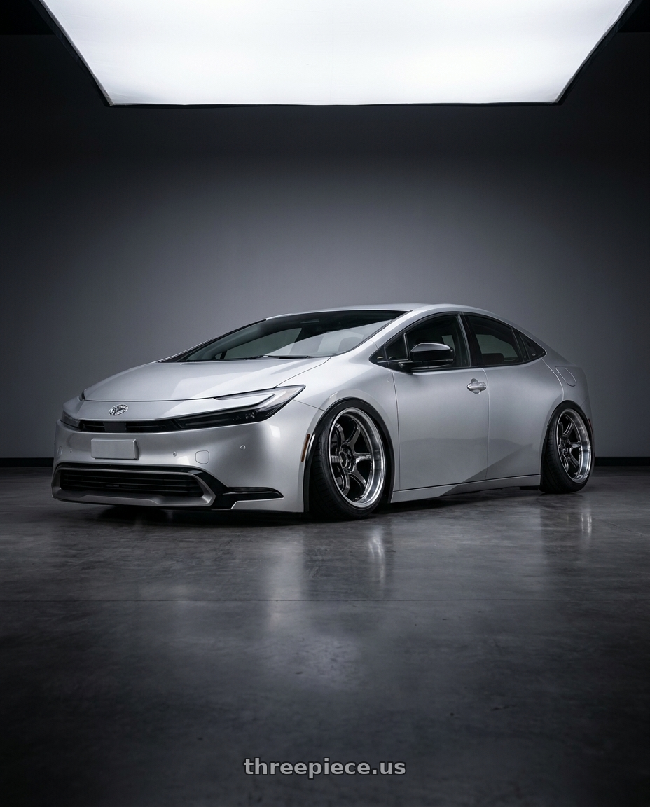 2025 Toyota Prius  with Advan Racing R6 5x114.3 20x9.0 +42 MACHINING & BLACK COATED GRAPHITE wheels