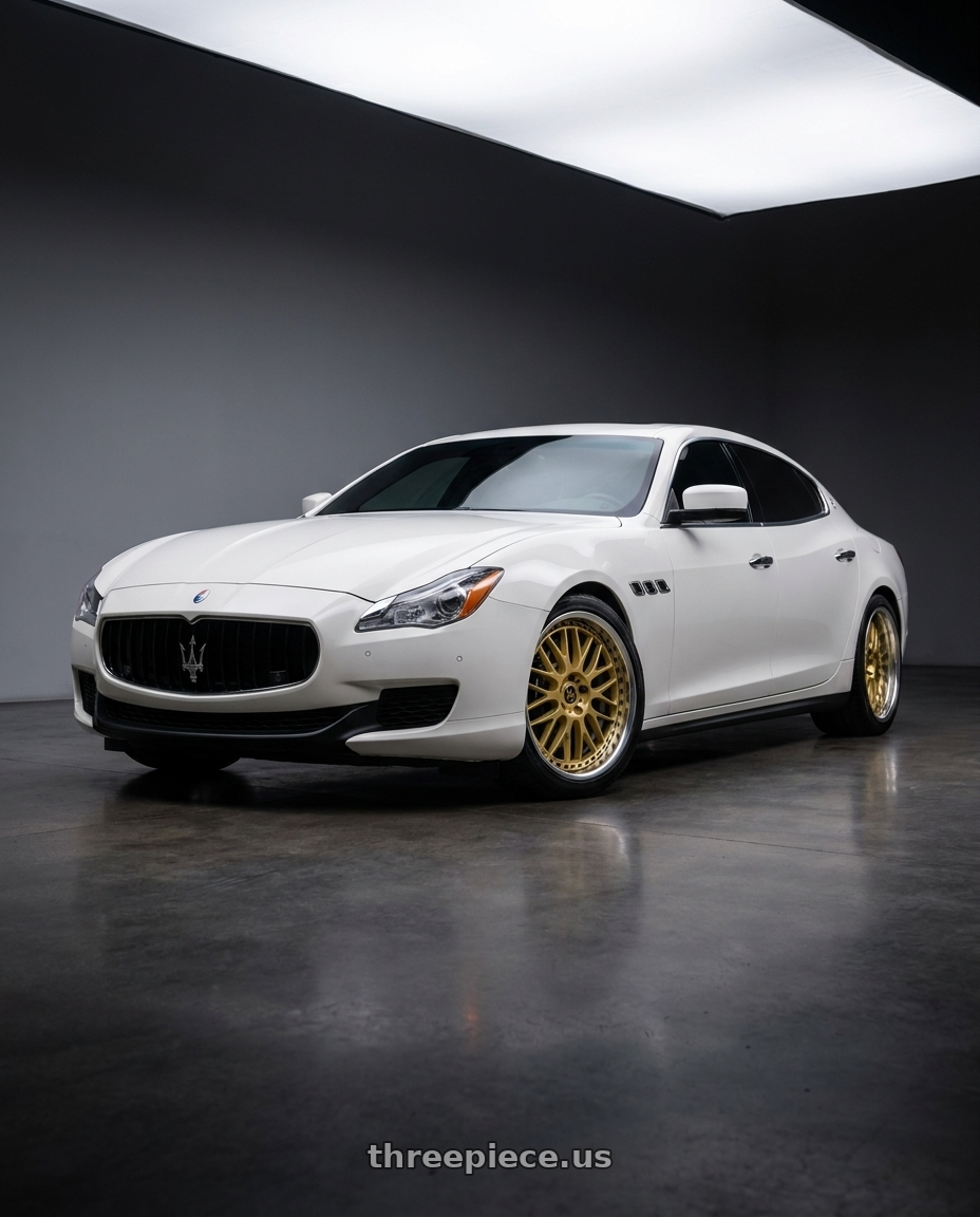 2014 maserati quattroporte gts  with Work Vs-Xx 5x114.3 20x11+43 T Disk Gold wheels