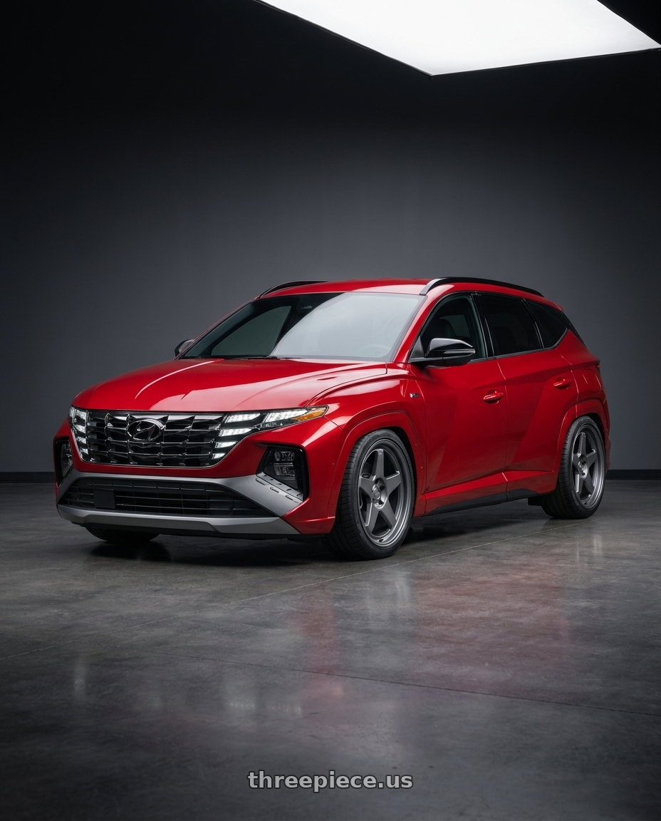 2022 Hyundai Tucson N line with Kansei K12G KNP 5X120 19x9.5 35 Gunmetal wheels