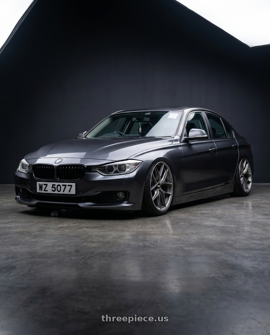 2018 bmw 320d with BBS CC-R 5x112 19x8.5+40 Satin Platinum wheels